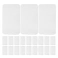 thumbnail image 1 of HONMEET 30-Pack White Sublimation Transfer Labels, Rectangular Heat Transfer Stickers for Crafts, Projects and Fabric Printing, 1 of 8