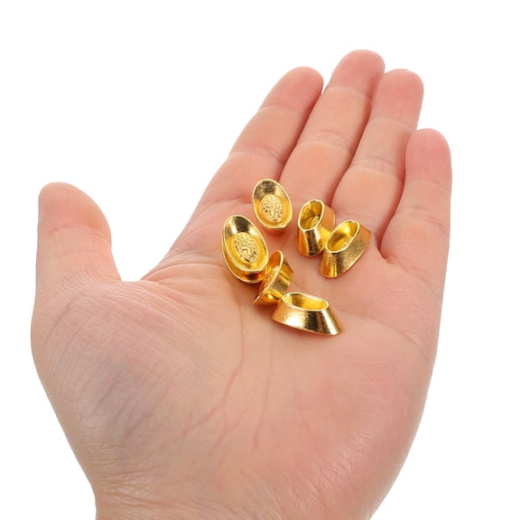 HONMEET Lucky Golden Ingot Ornaments for Home and Office -  Shui Wealth Symbols (30Pcs)