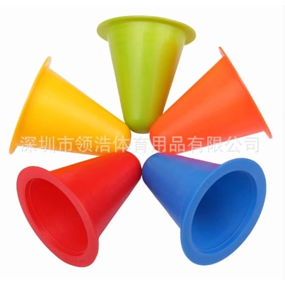 HONMEET 30pcs Soccer Cones: Skating And Football Practice Cones - 8cm Plastic Agility Markers Sports Training Disc Cups For School Or Team Activities