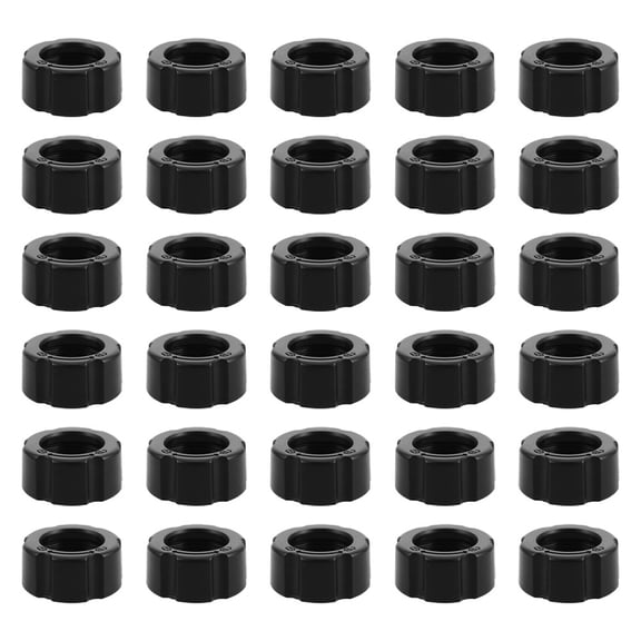 HONMEET 30pcs Black Plastic Screw Connector Adapters for Phone Holder Accessories and Easy to Install