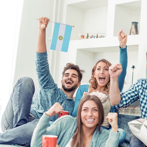 HONMEET 32Pcs Handheld Country Flags Weather Resistant Small Flags for Public Celebrations