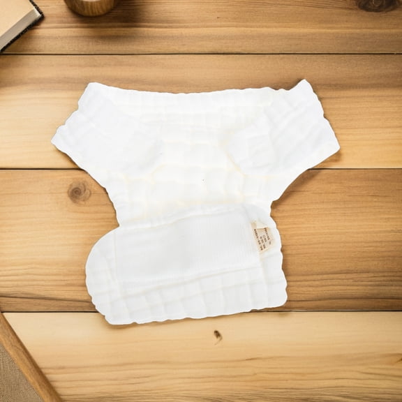 HONMEET Cotton Cloth Diapers Reusable Washable Soft Comfortable for Newborns 3Pcs