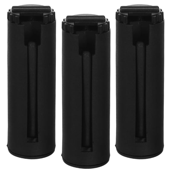 HONMEET Black Plastic Caution Barrier Divider 3 Pieces Safety Warning Fence for and Area Marking
