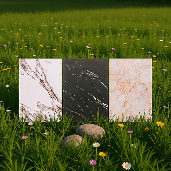 HONMEET Assorted Colors Marble Photo Background PVC Board for Small Object Photography