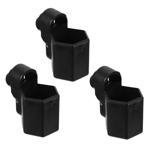 HONMEET 3Pcs Canopy Leg Switch Replacement for Outdoor Umbrellas with Durable Black Plastic and Reinforced Stability