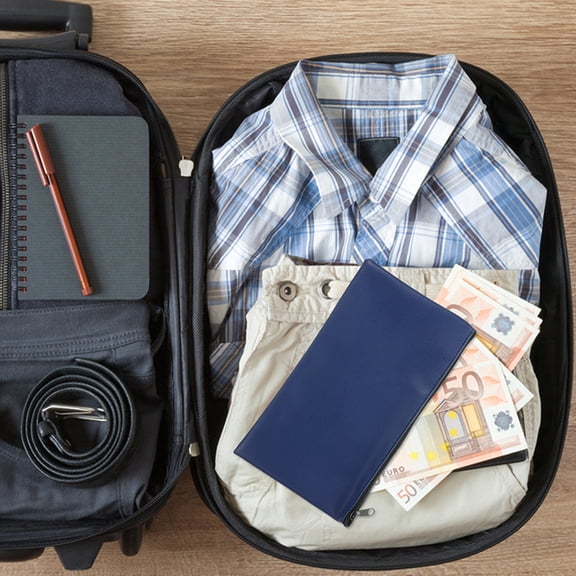 HONMEET 3-Pack Pouches with Zipper for Secure Storage of Cash, Bills, Receipts and Small Essentials