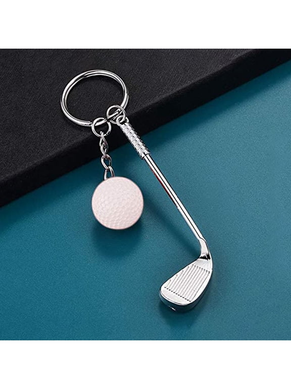 Sports Keychain Set, 3-Piece Multi-Color Metal Key for Keys, Bags, and Accessories