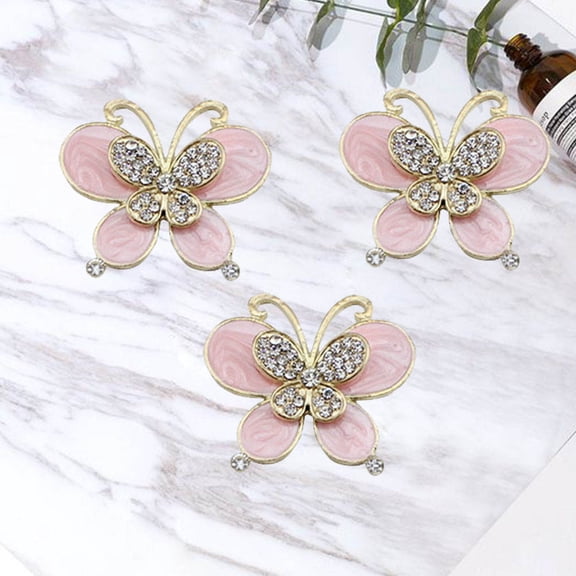 HONMEET 3Pcs Alloy Phone Case Charms Decorative Jewelry Accessories for Mobile Phone Cases