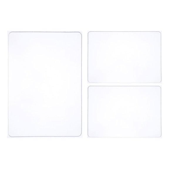 HONMEET 3Pcs Transparent Gel Printing Plates for Arts Reusable Gel Plate Kit Perfect for Monoprinting and Crafting