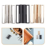 HONMEET 3-Pack Zinc Alloy Belt Buckles Replacement for Coats, Waist Straps, and Versatile Fashion Accessories