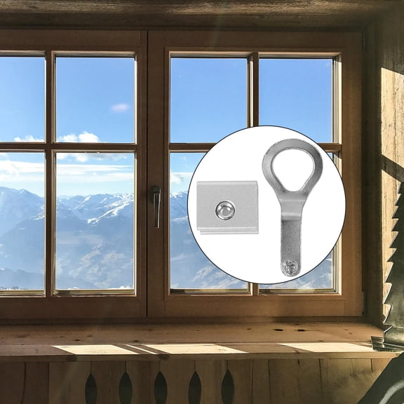 HONMEET 3-Pack Aluminum Alloy Ventilation Control Window Locks for Sliding Doors Secure and