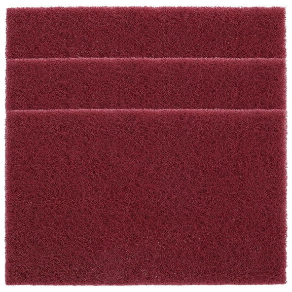 HONMEET 3pcs Sandpaper Set for Clay Pottery Sanding Tools, Dark Red Plastic Clay Modeling Accessories for Artists and Educators