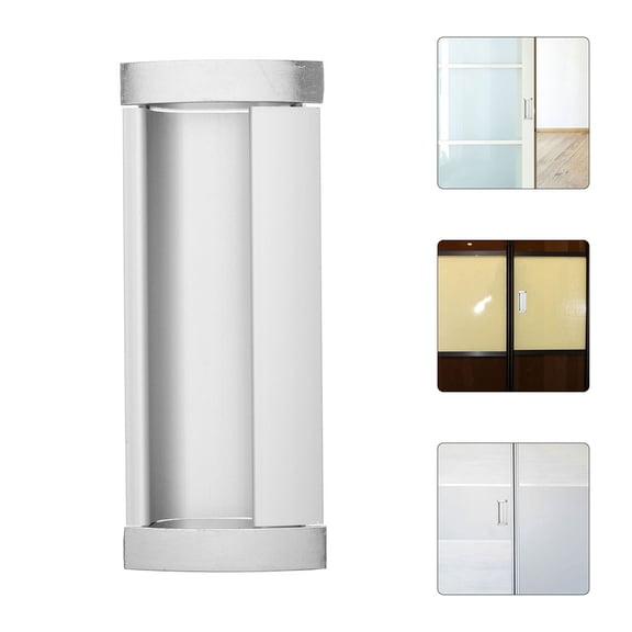 HONMEET 4-Pack Aluminum Alloy Flush Pull Handles for Sliding Barn Pocket Doors, Door Hardware for Home Use