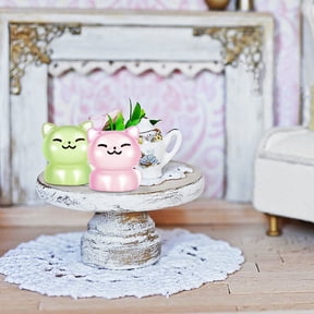 HONMEET 40 Pcs Mini Resin Cat Figures, Tiny Collectible Animal Figurines for Cat , Small Resin Cats 2.3x2.1x2.0 cm