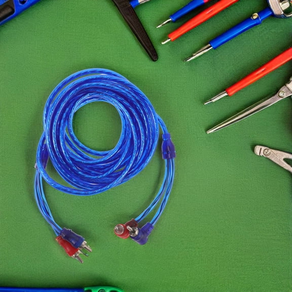 HONMEET 4-Pack Amplifier Installation Wiring Kit for Subwoofer and Speaker, Stable Cables