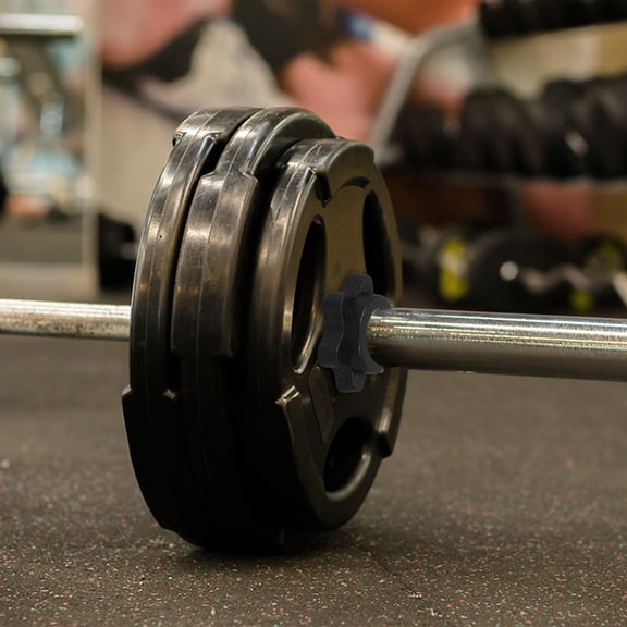 HONMEET 4Pcs Barbell Lock Collars Made of Sturdy Plastic for Secure Weight Holding