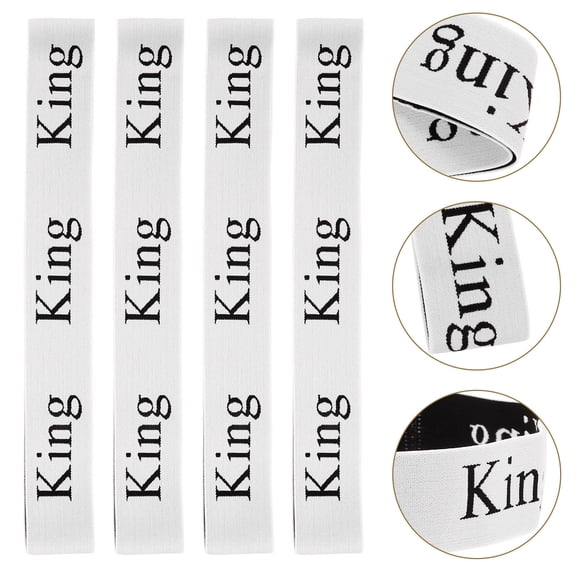 HONMEET 4-Pack Bed Sheet Storage Straps, Polyester Bands for Bedding Organization and Secure Storage Solutions