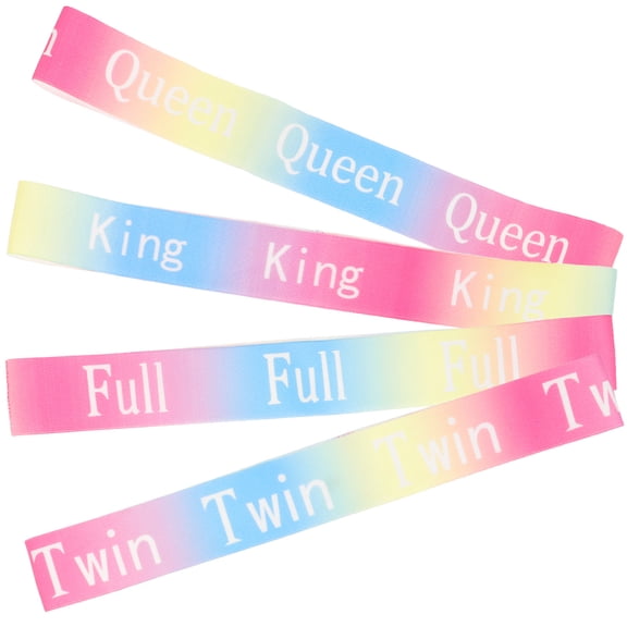 HONMEET Elastic Bed Sheet Organizer Assorted Color Polyester for Clothes