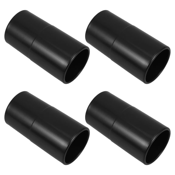 HONMEET 4Pcs Compact Vacuum Hose Adapter Kit Black for Quick Connection Between Vacuum Accessories