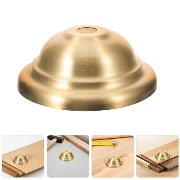 HONMEET 4-Pack Brass Ceiling Light Canopy Set with Improved Light Distribution for Home and Indoor Lighting Fixtures