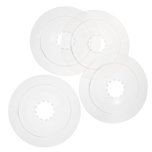 HONMEET 4-Pack Clear Bike Covers for Road and Mountain Bikes, Protective Covers Set