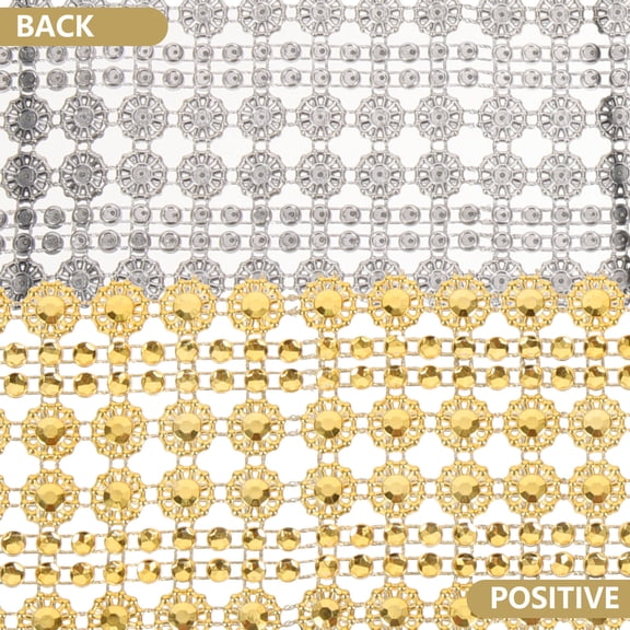 HONMEET 4Pcs Multi-Function Golden Craft Trim for Wedding Holiday and Home Decor