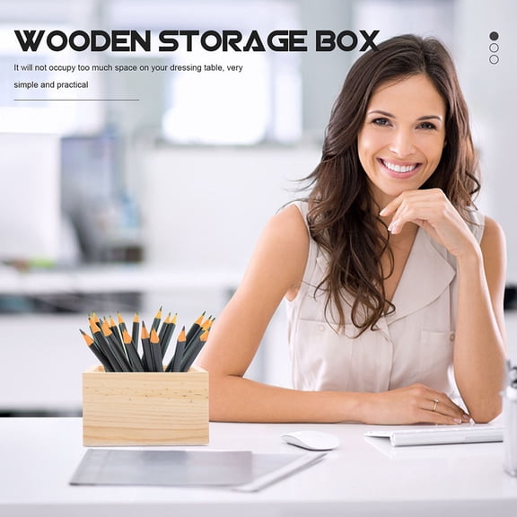 HONMEET 4Pcs Unfinished Wood Crates for Display and Storage in Khaki