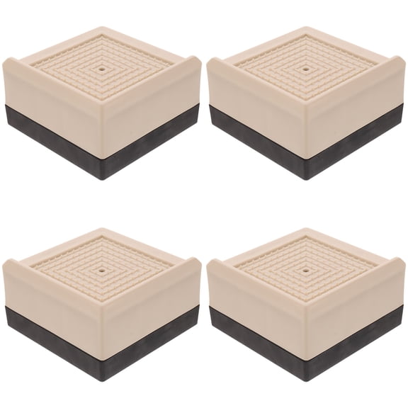 HONMEET Desk Riser Beige Plastic Soft Rubber Home Use Adds Height and Stability