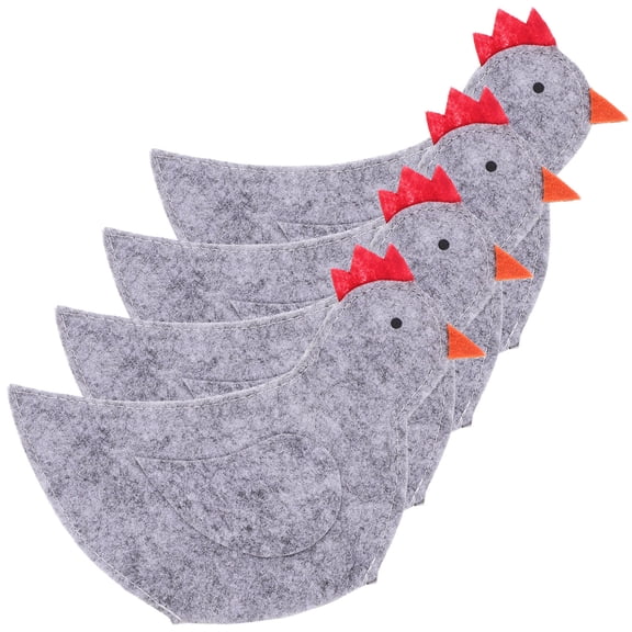 HONMEET 4Pcs Egg Protectors Holder Chick Eggs Covers Bags Grey Protection for Events