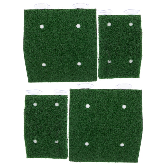 HONMEET 4Pcs Easy Install Pool Critter Escape Ramp Green Animal Ramp with Non Slip Suction Cups