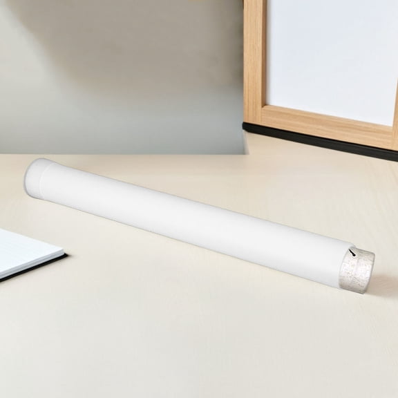 HONMEET 4pcs Poster Tube Carrier With Moisture Protection For Art Supplies White PE Plastic