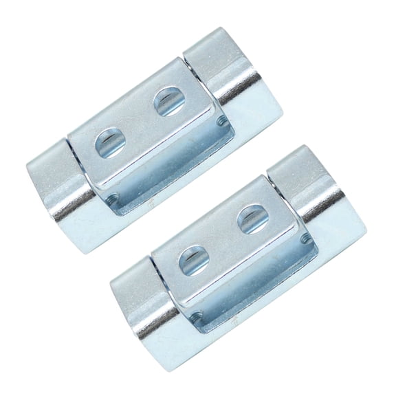 HONMEET 4Pcs Heavy Duty Cabinet Hinge Plated Silver Easy to Install for Home and Industrial Cabinets