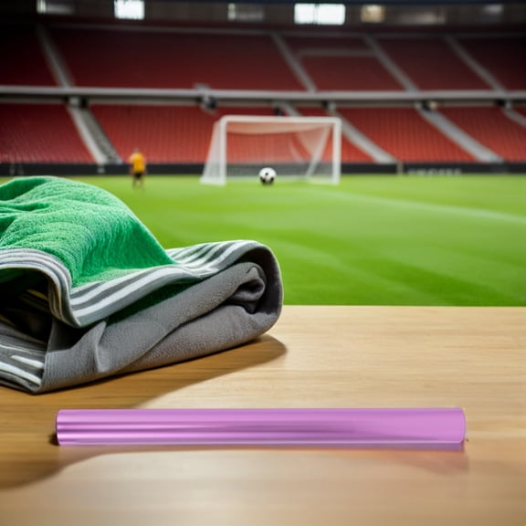 HONMEET 4Pcs Lightweight Aluminum Alloy Running Baton with Smooth Wear Resistant Finish for Track Relay