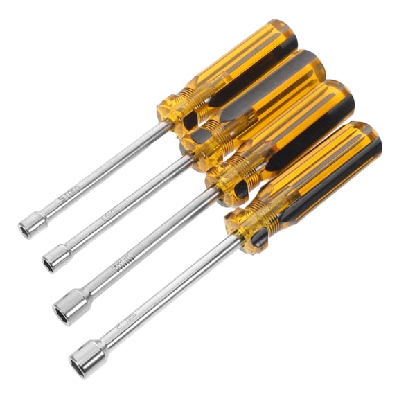 HONMEET 4Pcs Multipurpose Hexagon Screwdriver Tool with Ergonomic Grip for Household Decor