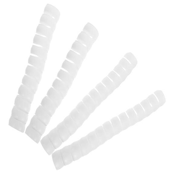 HONMEET Spiral Tree Guard, White Plastic Bark Protector Wrap, Trunk Shield for Garden Trees, Saplings and Plants