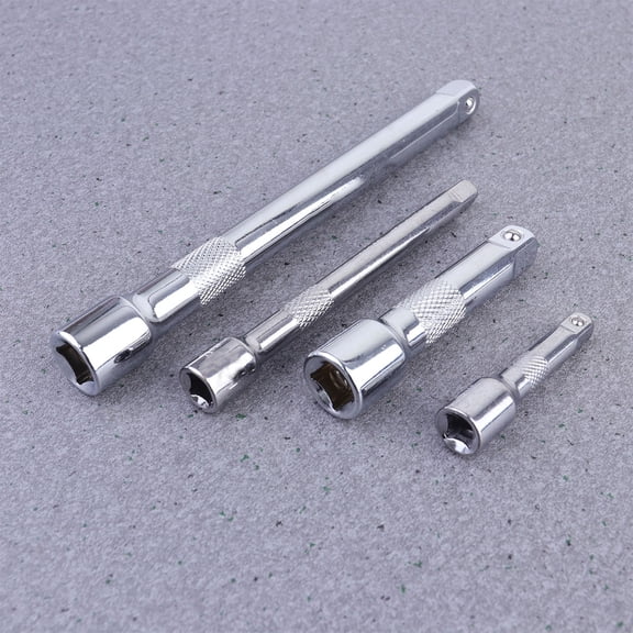 HONMEET 4-Piece Ratchet Socket Extension Bar Set, -Plated Hand Tool for Automotive and Mechanical Use