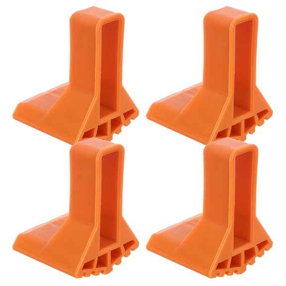 HONMEET 4Pcs Replacement Rubber Feet for Step Ladder with Fanshaped Design for Stability