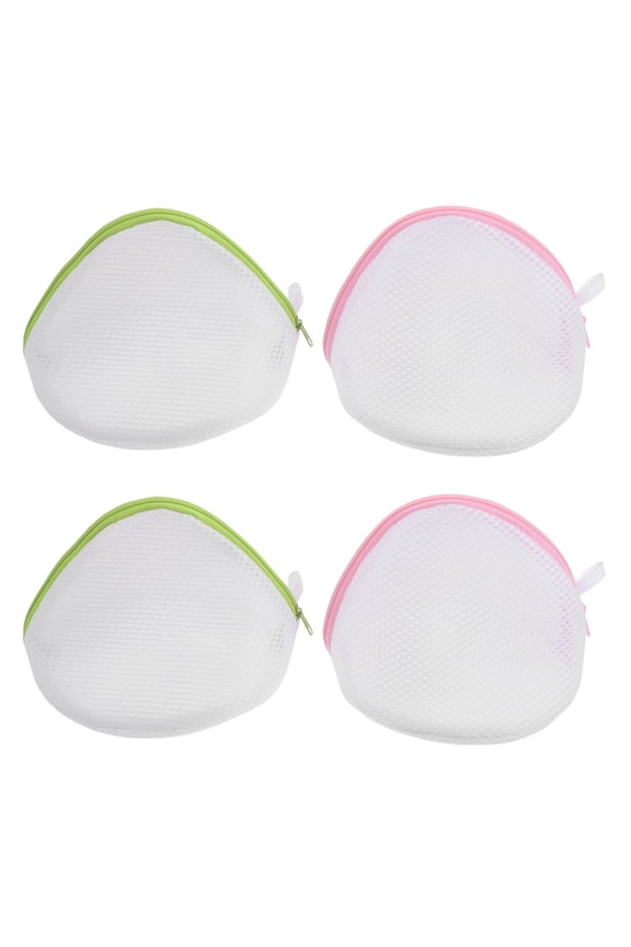 4Pcs Travel Friendly Bra Wash Bag with Mesh Material Protects Underwire Bras Efficiently