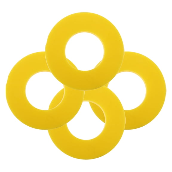 HONMEET Shock Absorption Rubber Shock Absorbers Ring Bushing Yellow 4Pcs Driving Experience