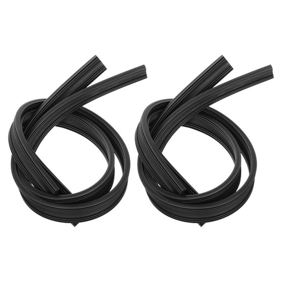 HONMEET 4Pcs Universal Rubber Car Windshield Wiper Refills Easy Install Replacement Strips