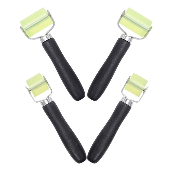 HONMEET 4Pcs Multi Color Wallpaper Smoothing Roller for DIY Home and Car Interior Repair