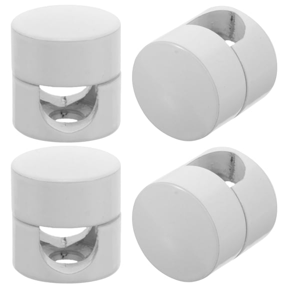 HONMEET White Aluminum Cord Grips for Lamp with Retro Design and Durability 4Pcs