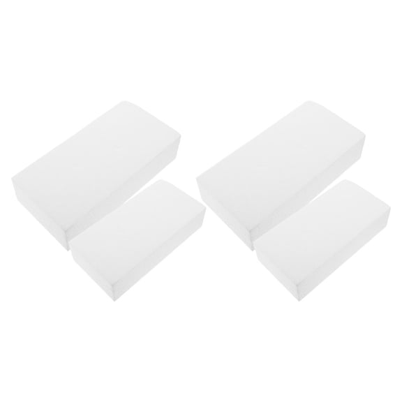 HONMEET 4Pcs White Foams Blocks Multipurpose for Birthday Decorations and Artificial Flower Crafts