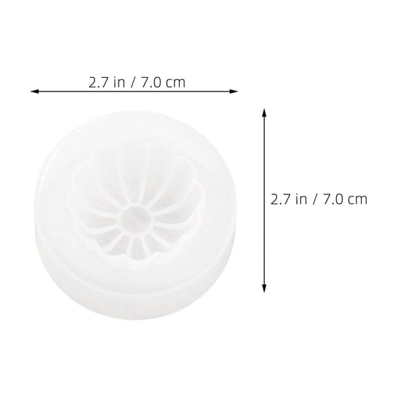 HONMEET 4-Piece White Steamed Bun Mold Set for Easy Dumpling and Making Kitchen Tools