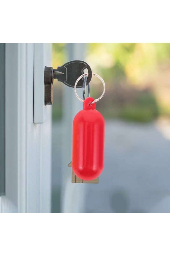 4-Pack Floating Key for Pool, Beach, and Water Activities - , Lightweight Plastic Keychain Floats