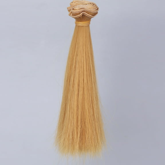 HONMEET 4pcs Colored Straight Synthetic Doll Wigs - Replacement Hair for Dolls and Crafts, and Easy to Style