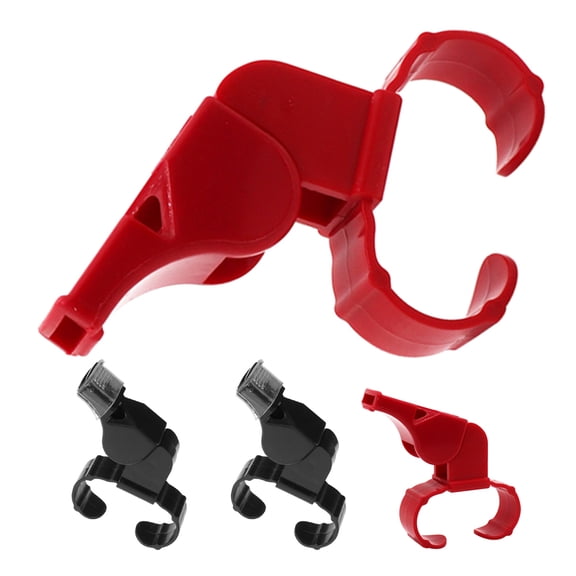 HONMEET Referee Ring Whistle, ABS Dual Tone, Loud Sound for Sports Games, 4Pcs