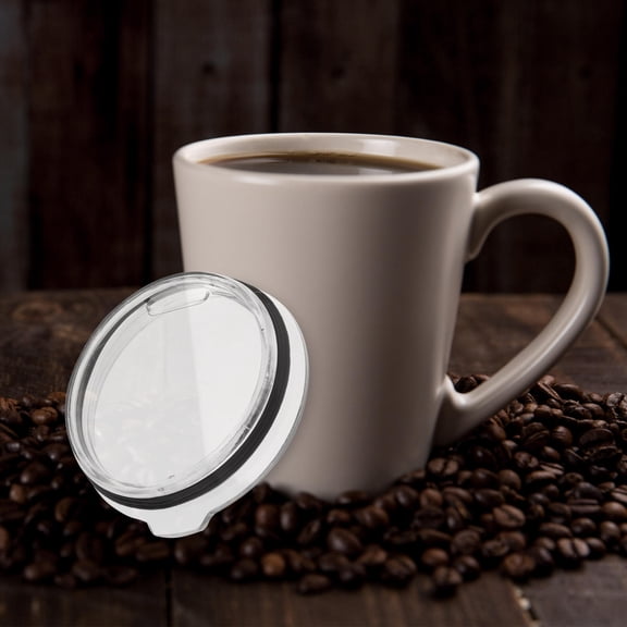 HONMEET 4pcs Heat Retention Travel Mug Replacement Lid Transparent AS for Daily Use
