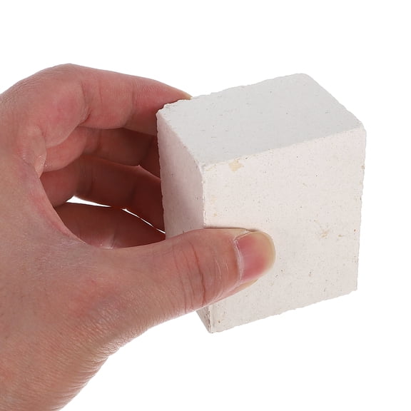 HONMEET 4-Piece White Mullite Ceramic Pillar Set for High Temperature Furnace Support in Industrial and Lab Applications