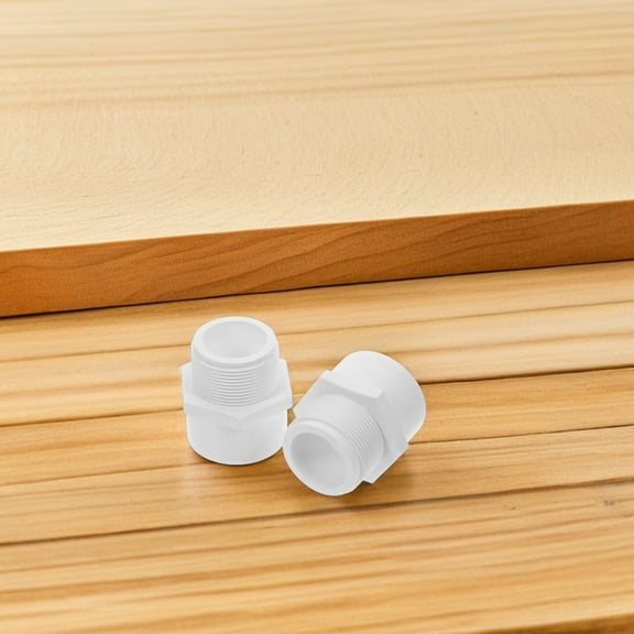 HONMEET 4pcs Pipe Connector Fitting White PVC Coupling Universal Design For Home Plumbing Systems